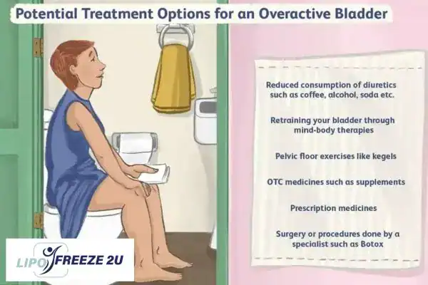 image of woman on toilet because of an overactive bladder Swanage