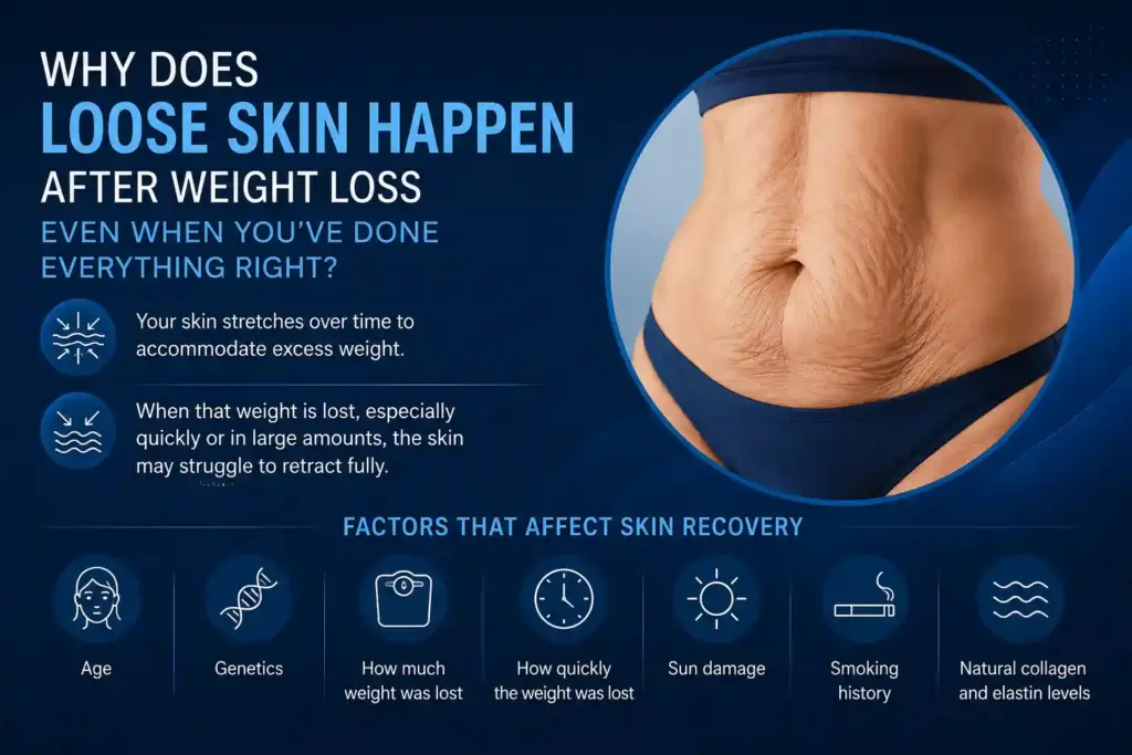 Why Does Loose Skin Happen After Weight Loss Even When You’ve Done Everything Right Swanage?