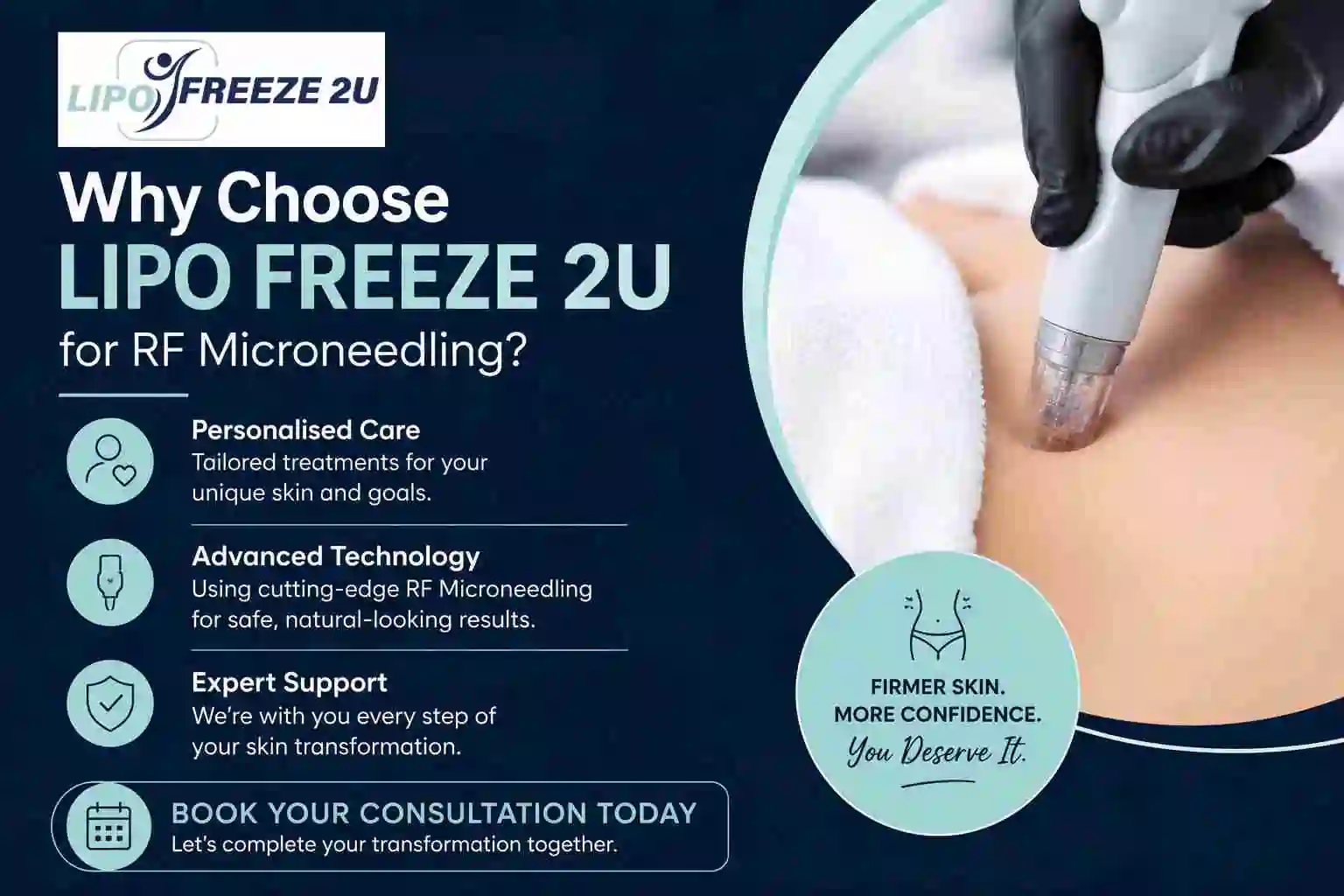 Why Choose LIPO FREEZE 2U for RF Microneedling Swanage?